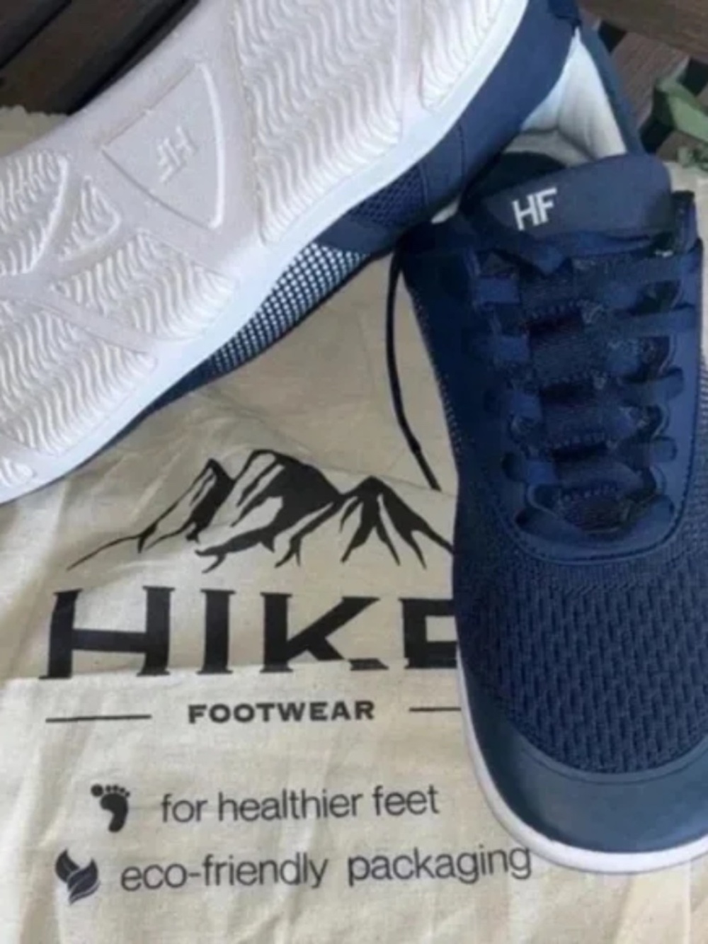 New Hike Stride Navy Blue New collection Lace up Ergonomic EU 38 W7.5